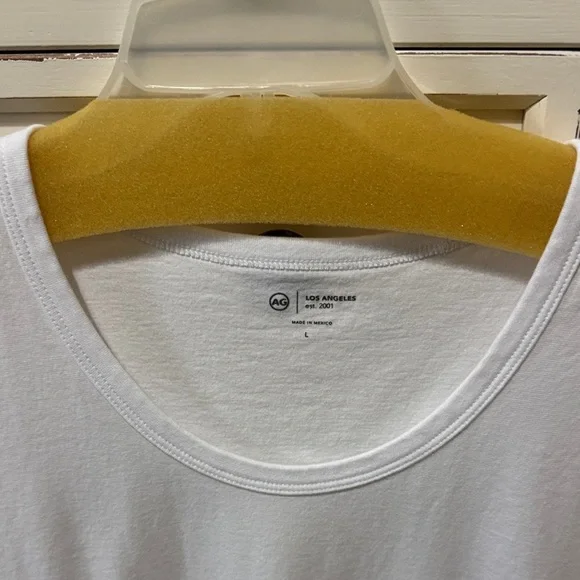AG Adriano Goldschmied White Short Sleeve Tee - Picture 2 of 4